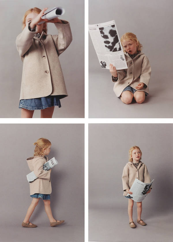 Long cloth coat — Sand