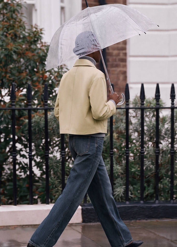 Short buttoned trench coat - thumbnail 3