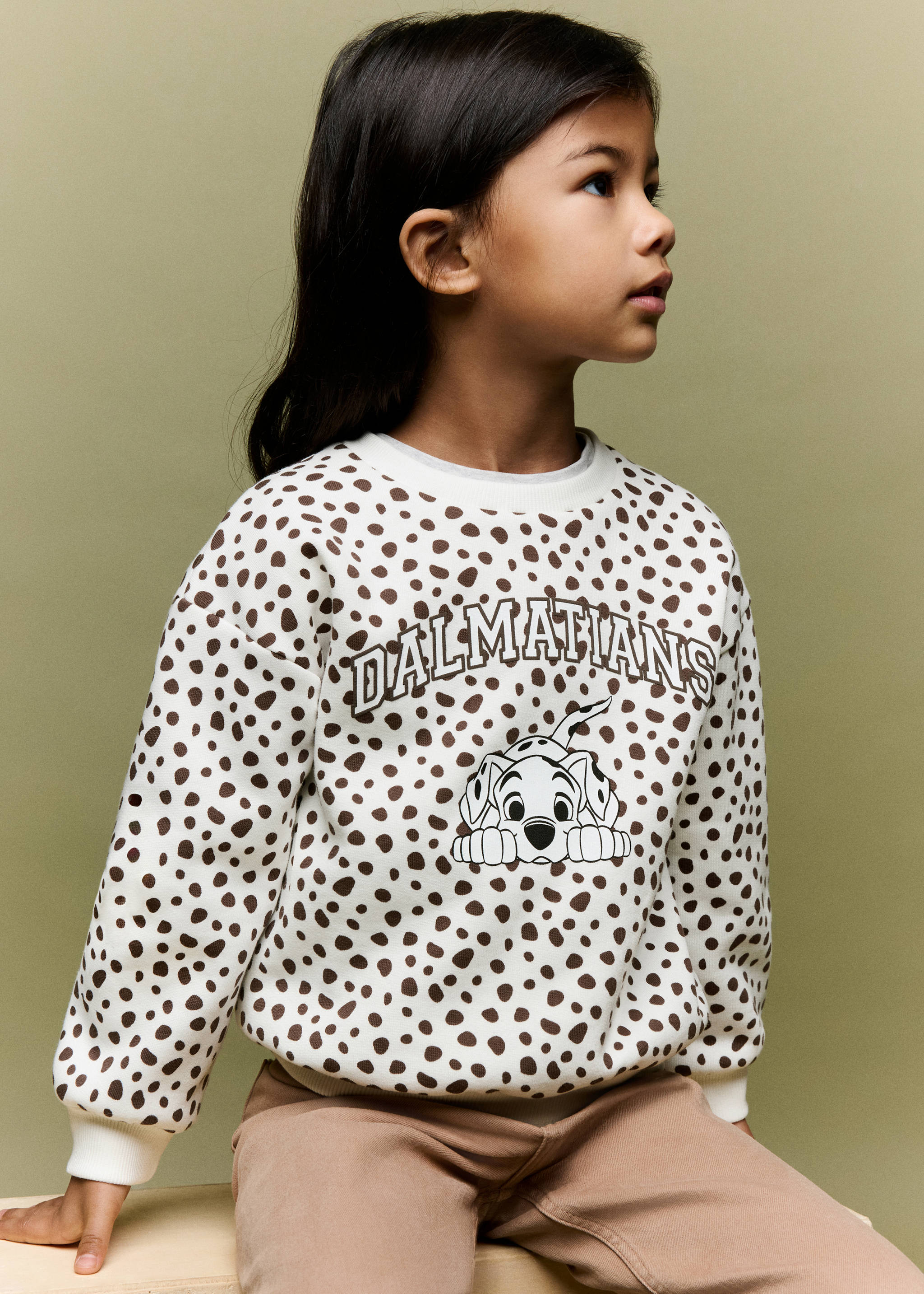 Sweat-shirt coton Les 101 Dalmatiens - Plan général