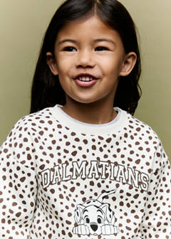 101 Dalmatians cotton sweatshirt — Ecru 3