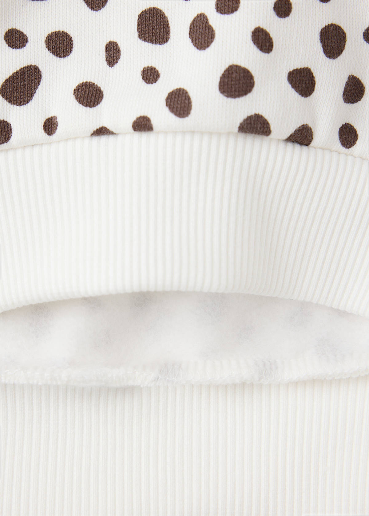 101 Dalmatians cotton sweatshirt — Ecru