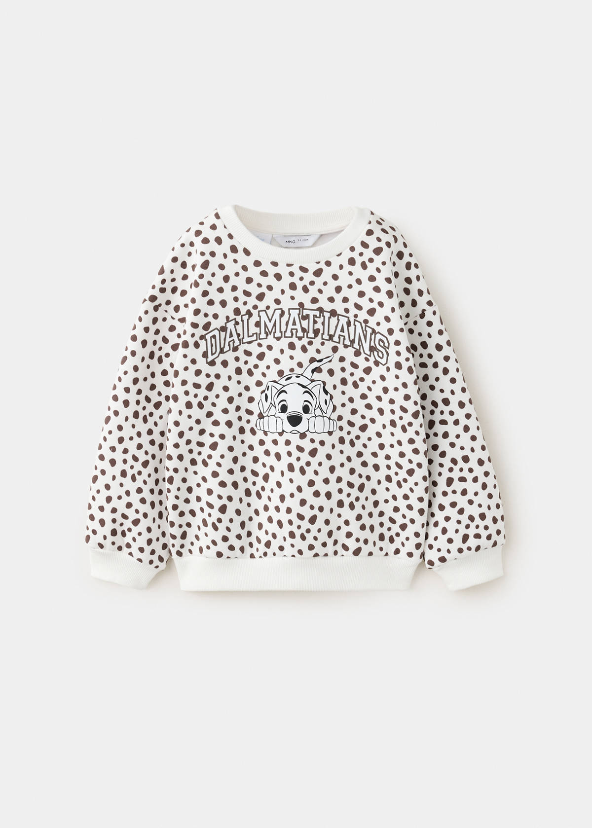 101 Dalmatians cotton sweatshirt — Ecru