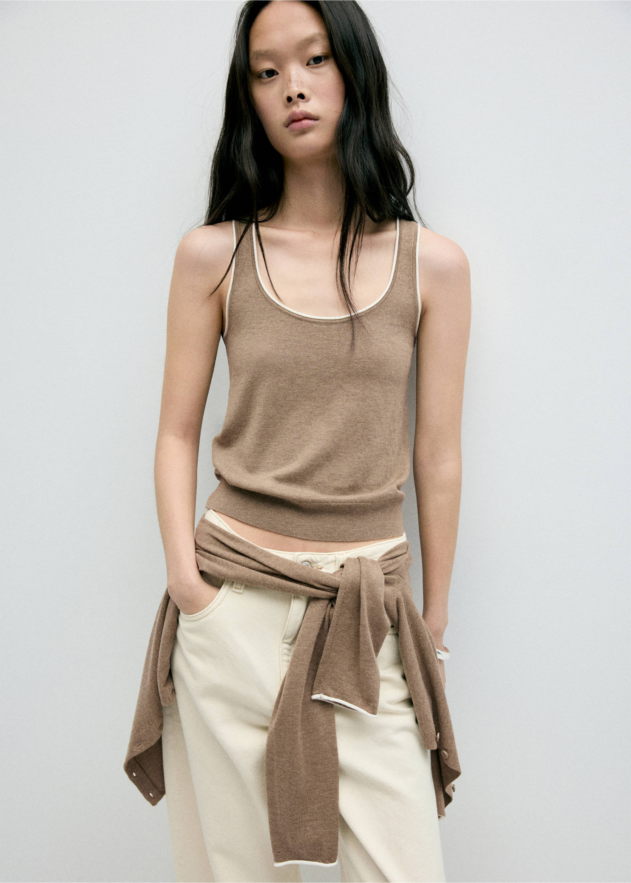 Top luccapk - Plan moyen, Marron moyen. Ref: 37055837-00.