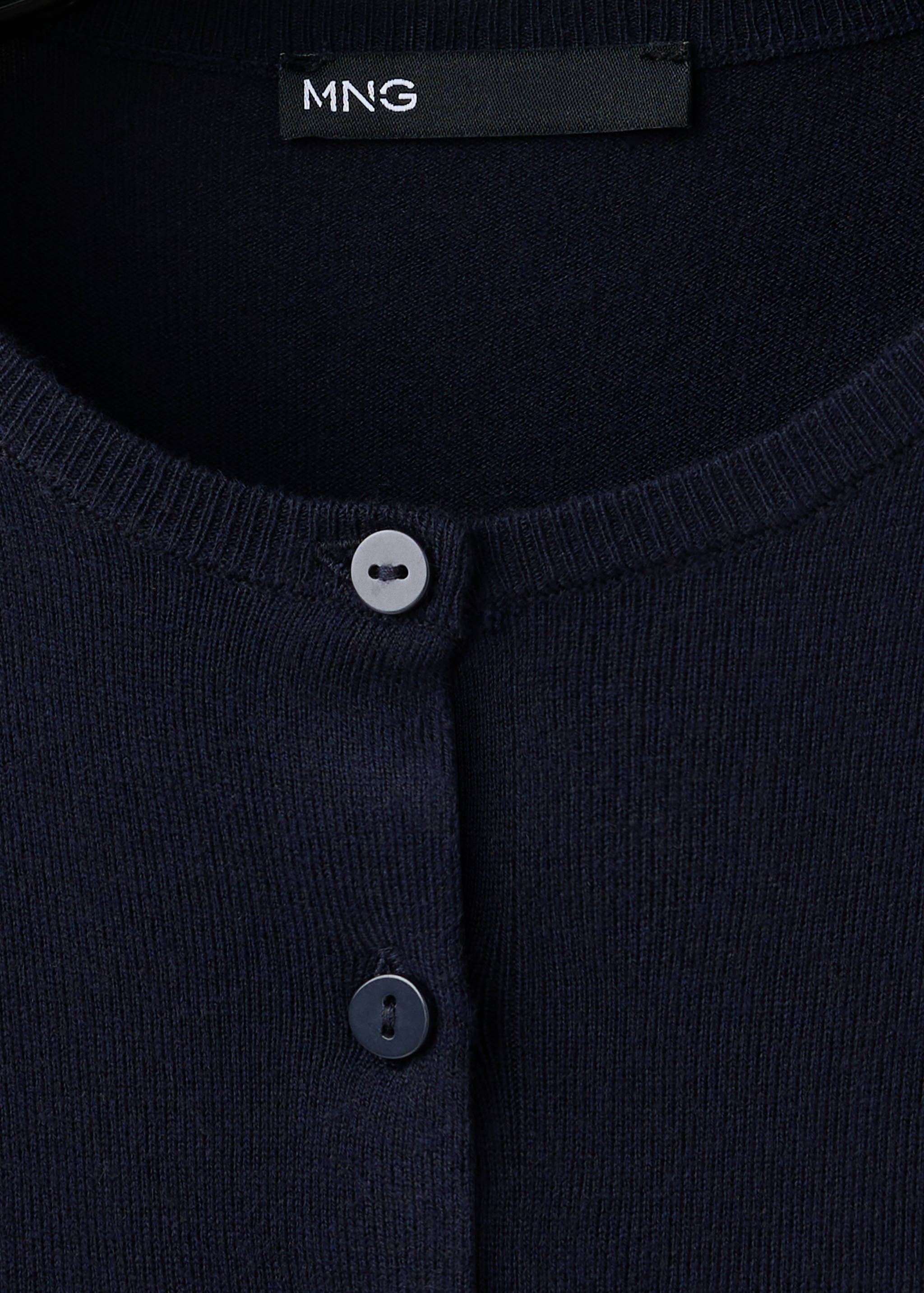 Knitted button cardigan - Details of the article 8