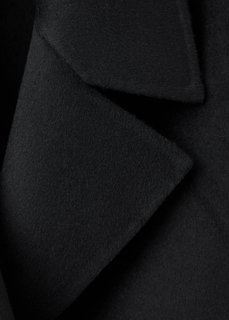 Handmade wool coat — Black