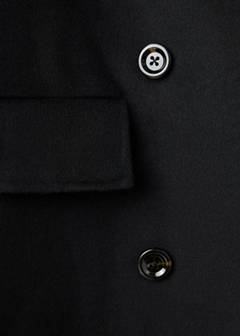 Handmade oversized wool coat — Black 7