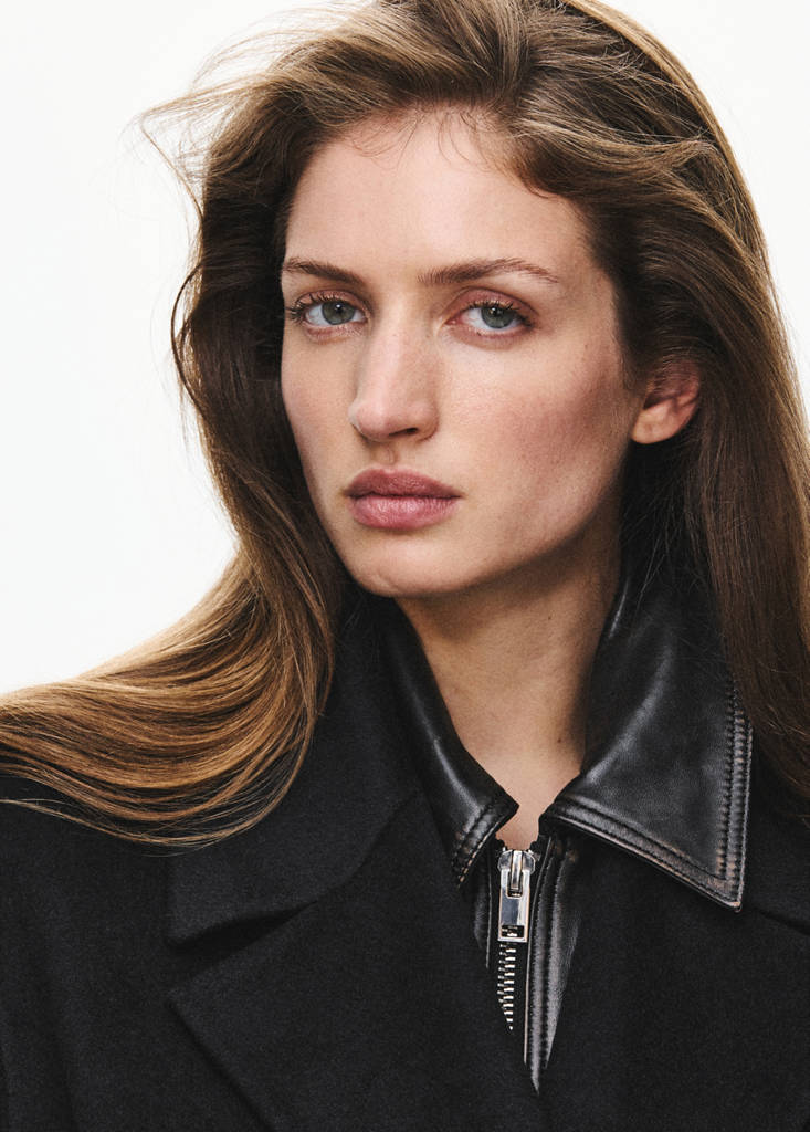 Handmade wool coat — Black