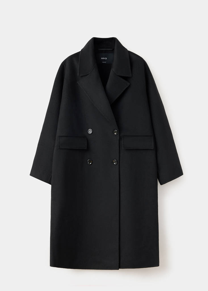 Handmade wool coat — Black