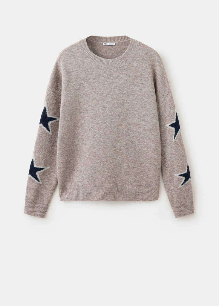 Star-detail jersey — Sand