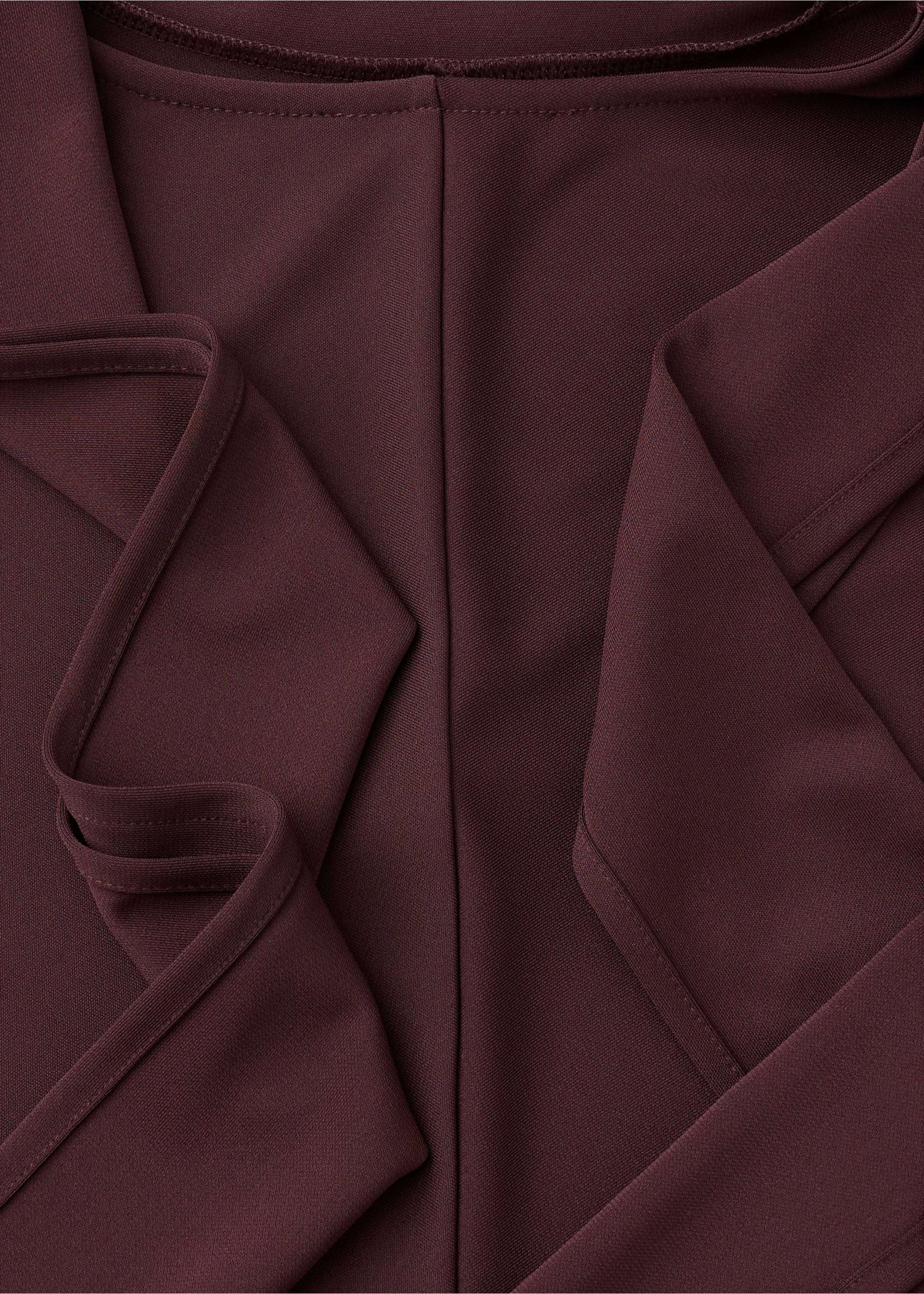 Dress rosalia - Details of the article 8, Burgundy. Ref: 37055852-00.