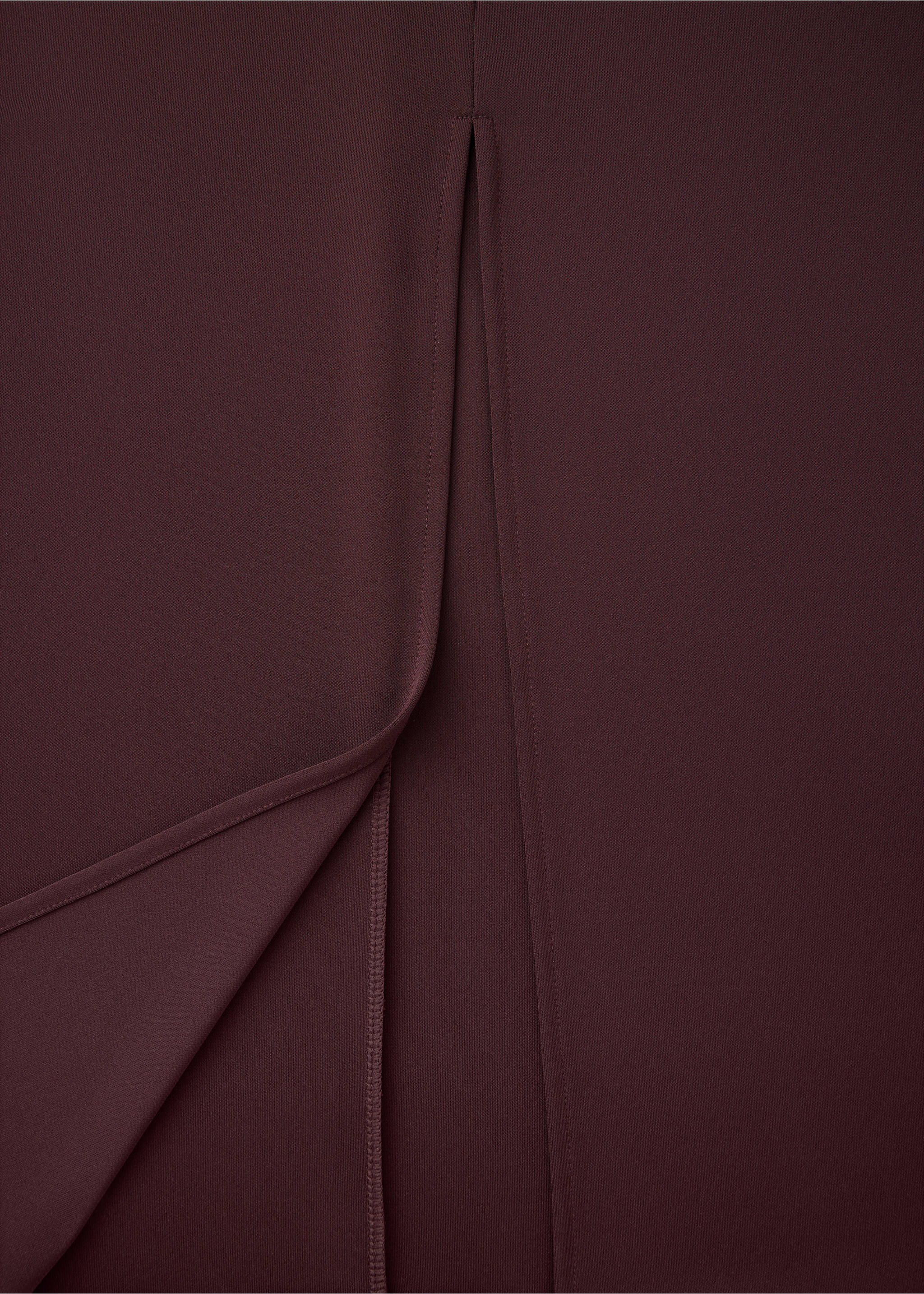 Dress rosalia - Details of the article 0, Burgundy. Ref: 37055852-00.