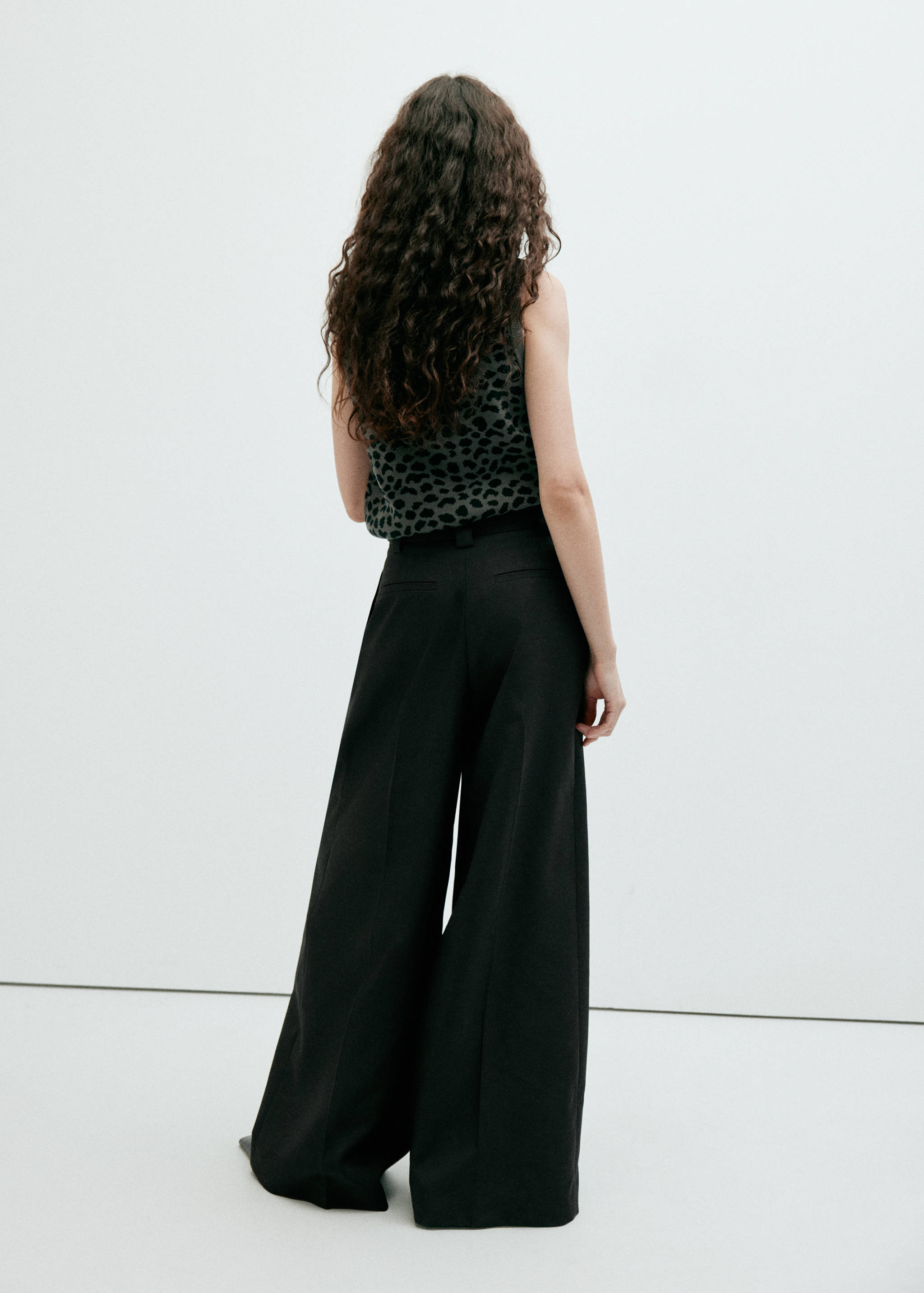 Printed knit top - Reverse of the article
