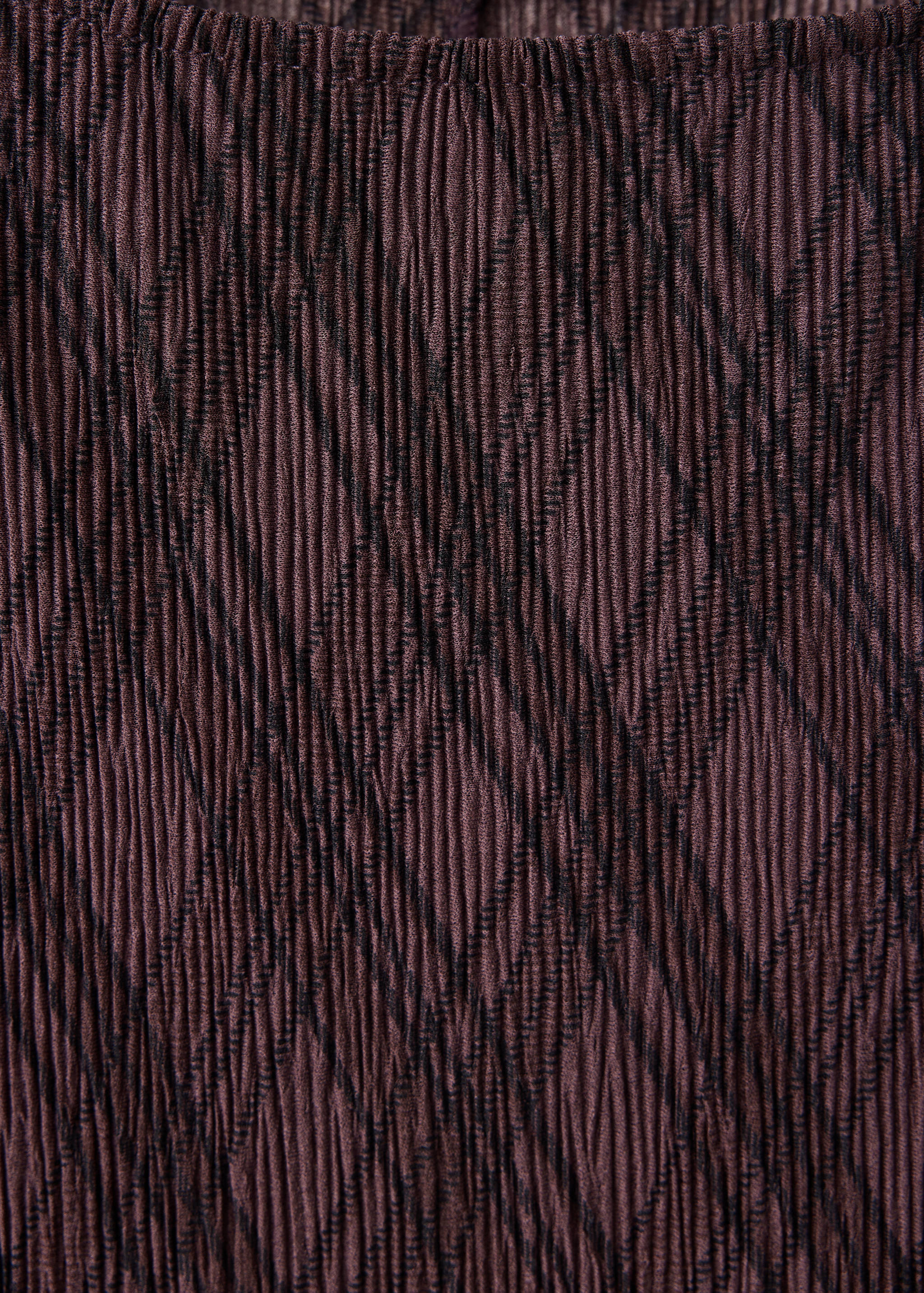 Long-sleeve plaid dress - Details of the article 8