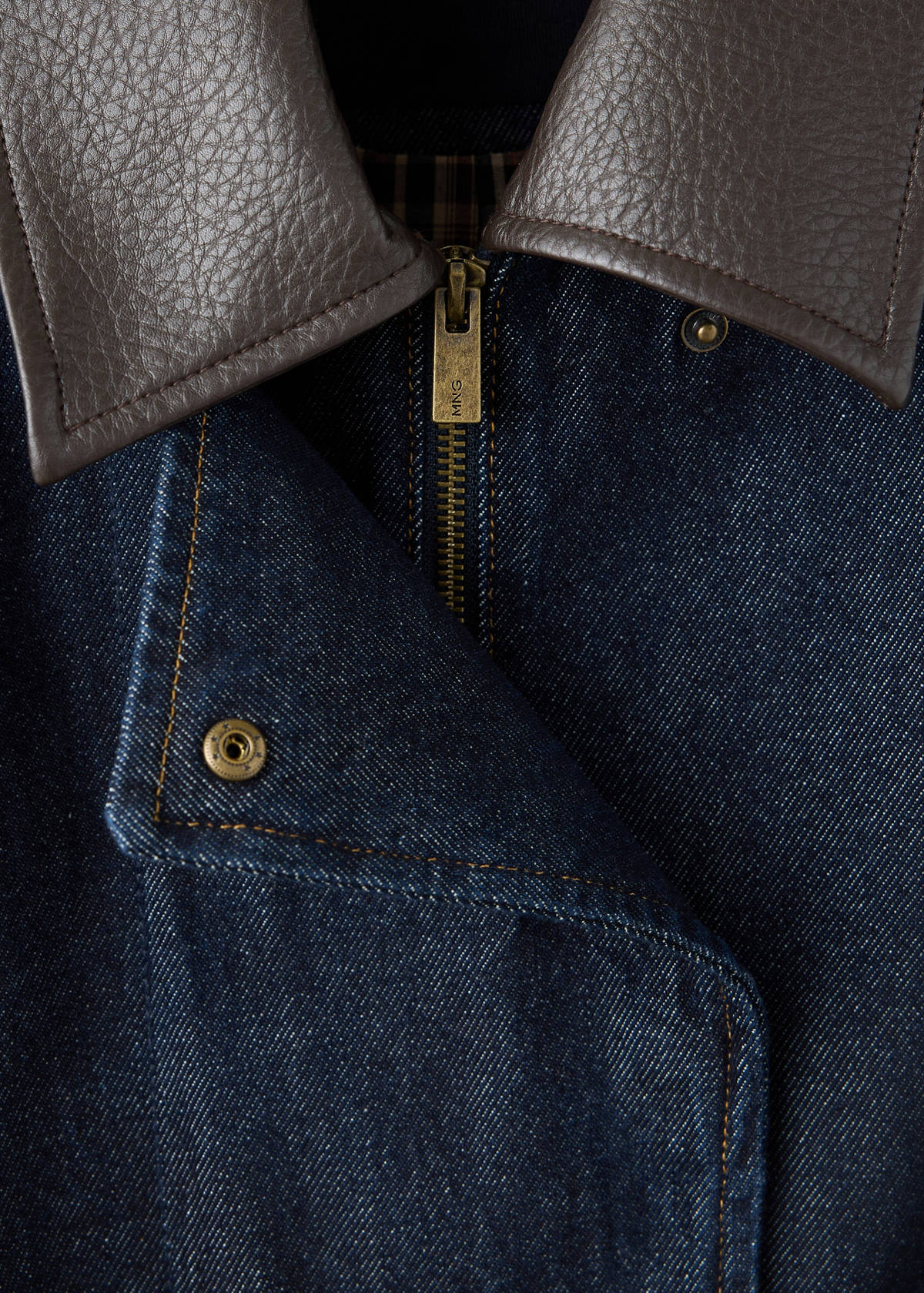 Denim bomber jacket — Open Blue