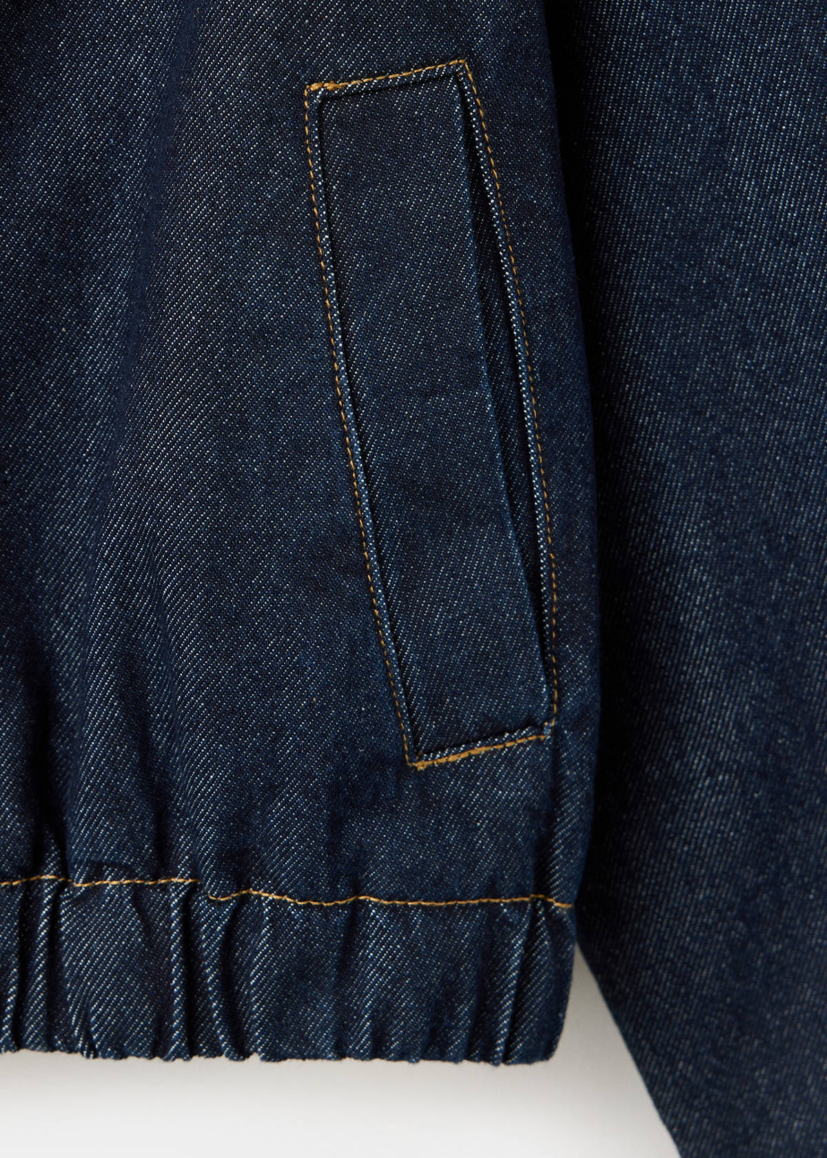 Denim bomber jacket — Open Blue