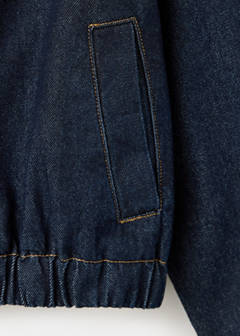 Denim bomber jacket — Open Blue 7