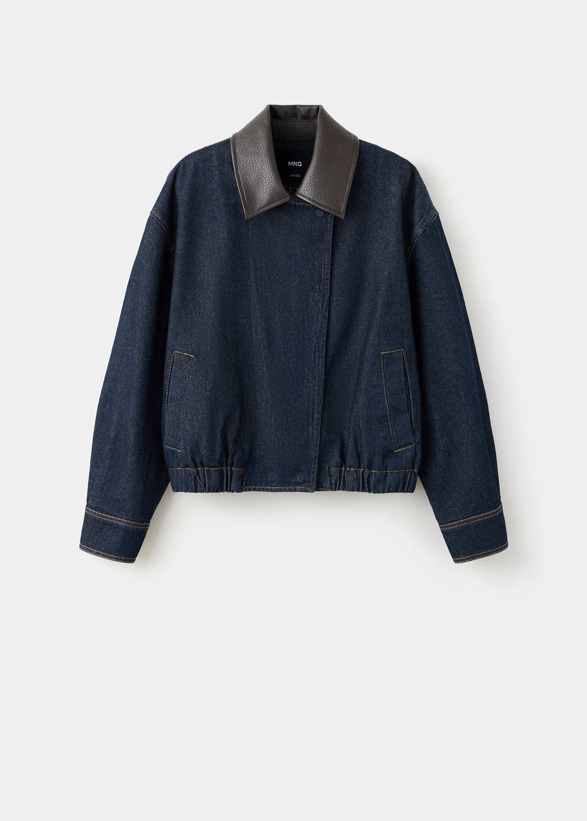 Denim bomber jacket — Open Blue
