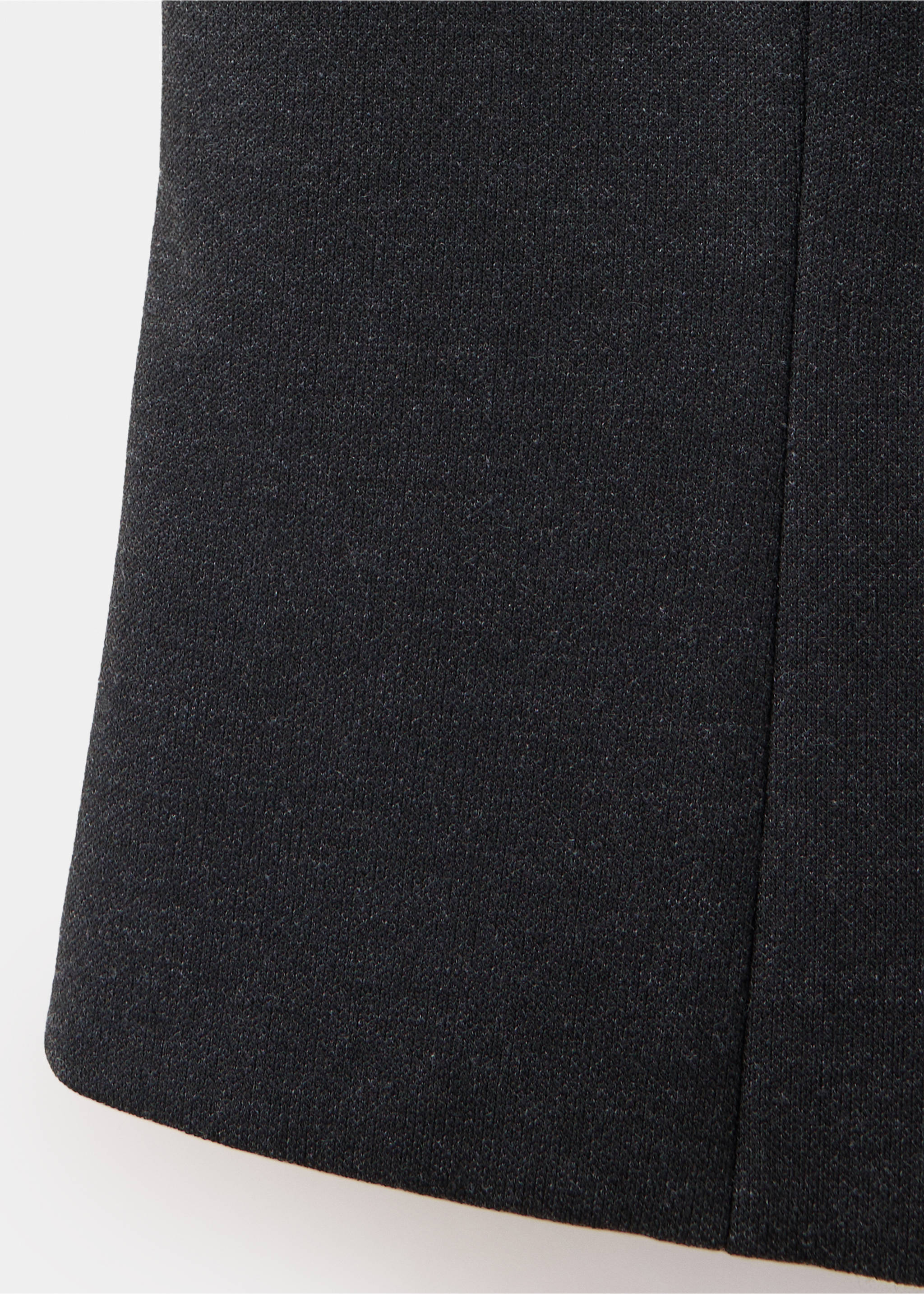 Frog-fastening vest with seam detailing - Details of the article 0, Charcoal. Ref: 37055859-00.