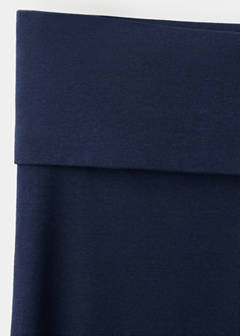 Fold-over waist leggings — Navy 5