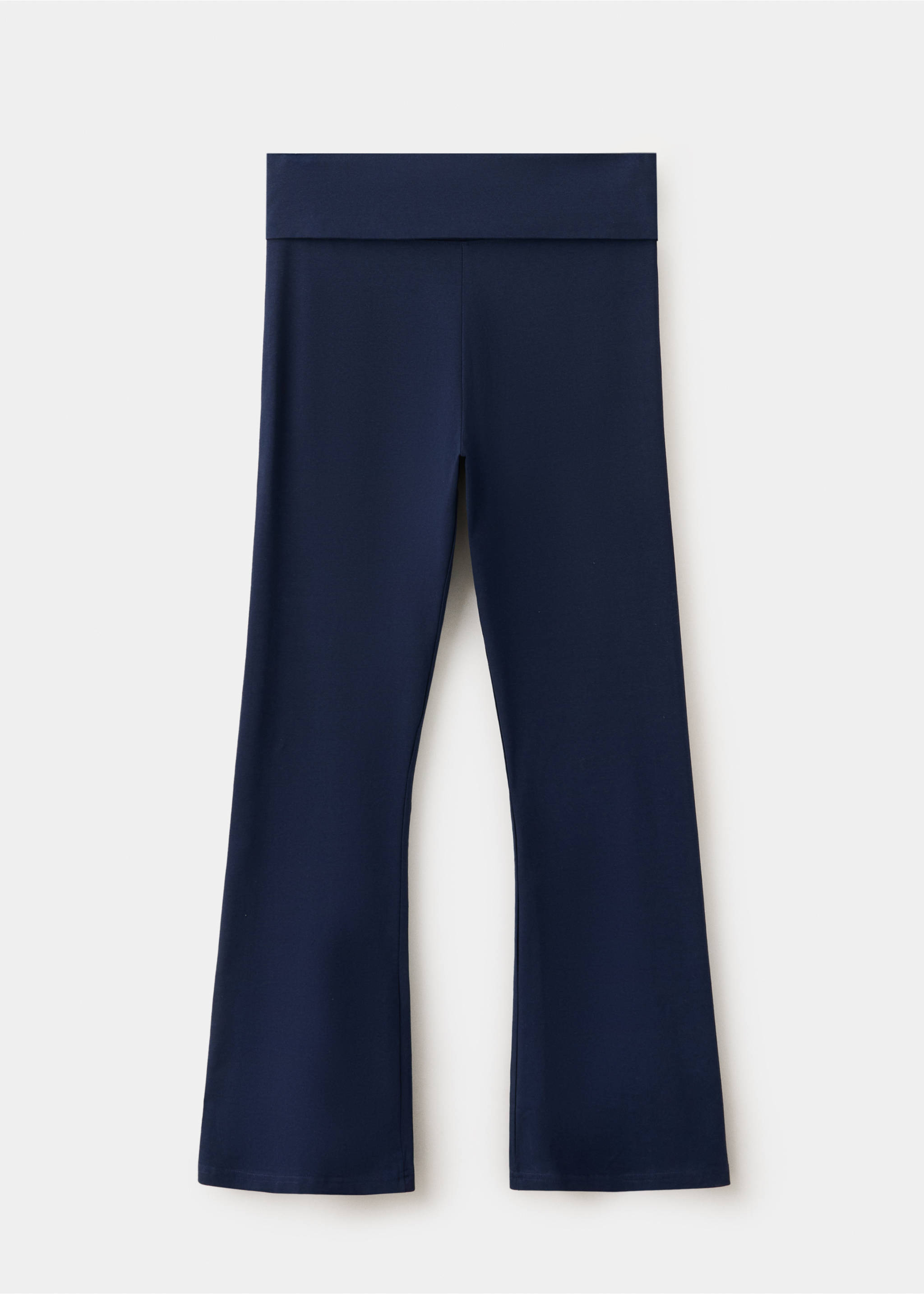 Pantalon taille retournée - Article sans modèle, Bleu marine. Ref: 37055860-00.