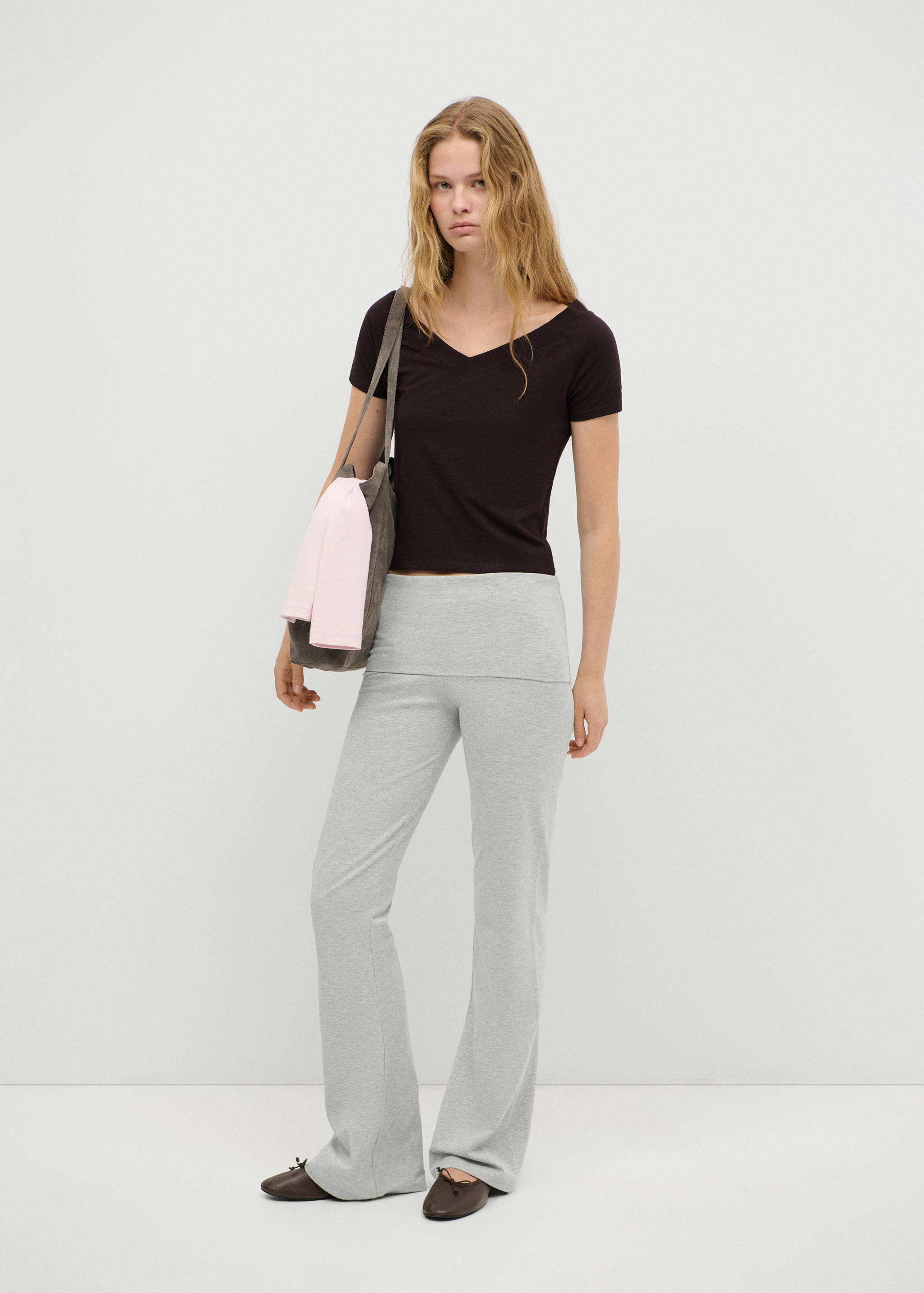 Pantalon taille retournée - Plan général