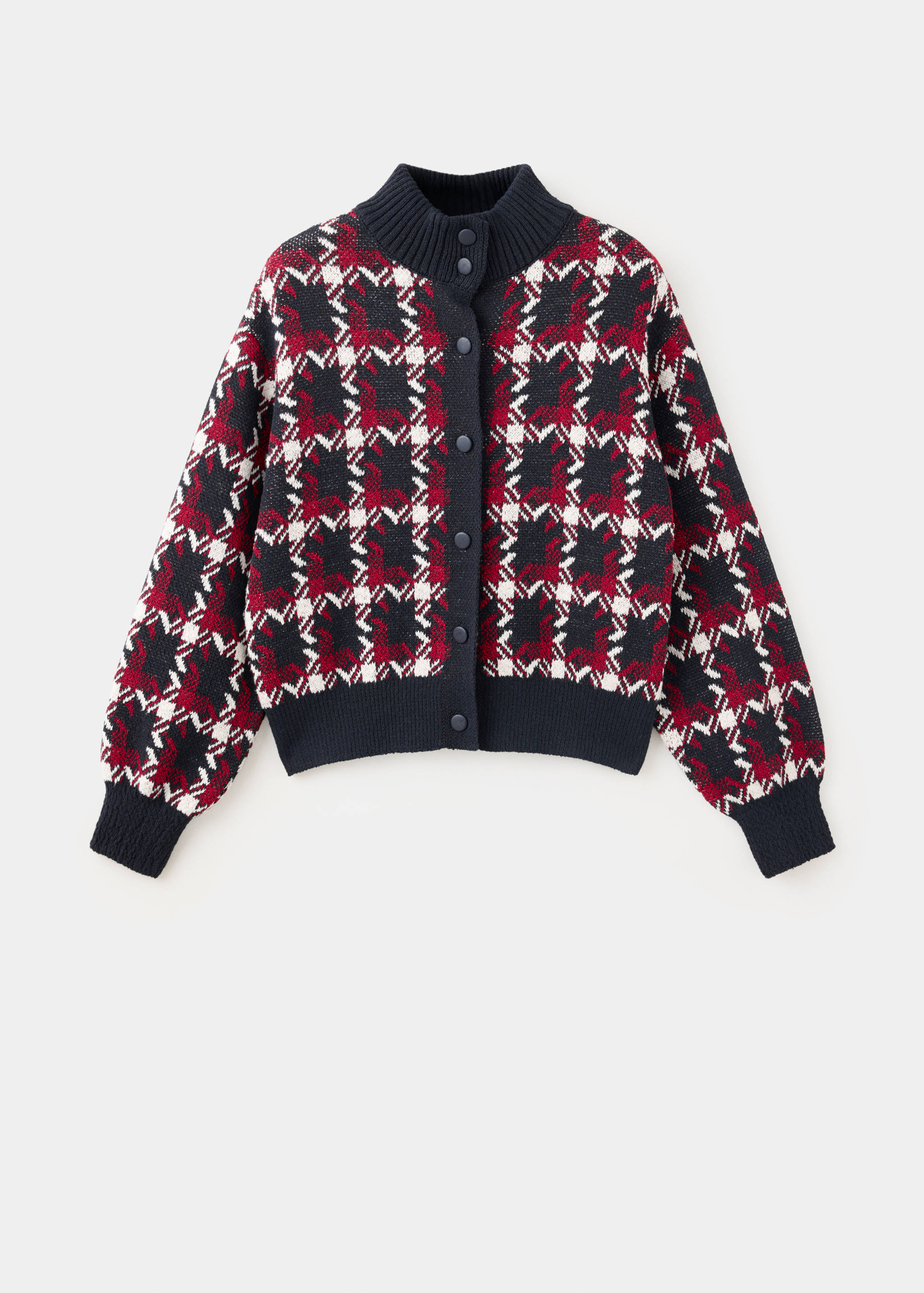 Chaqueta punto cuadros - Artículo sin modelo
