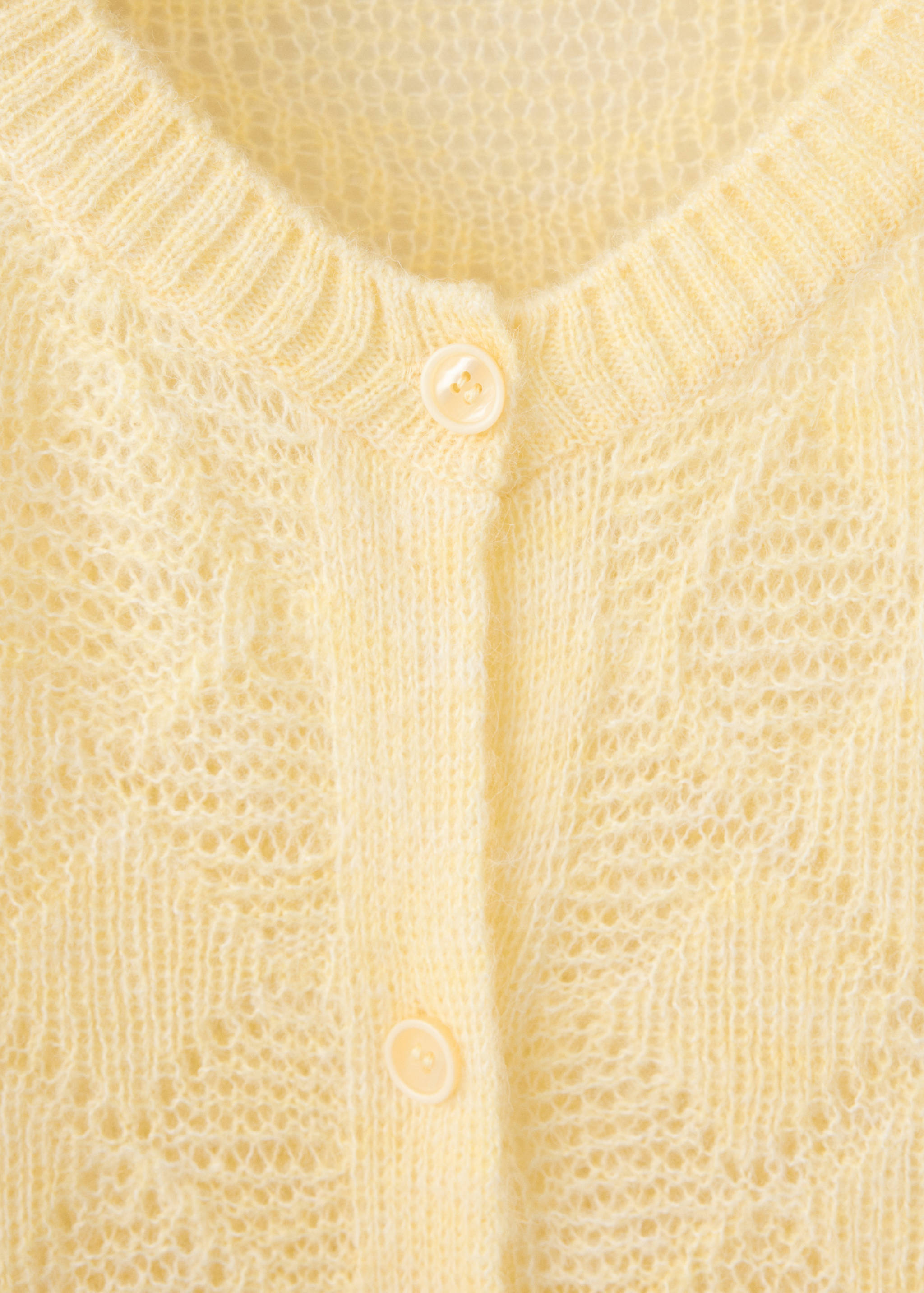 Cardigan de malha rendada aos losangos - Pormenor do artigo 8