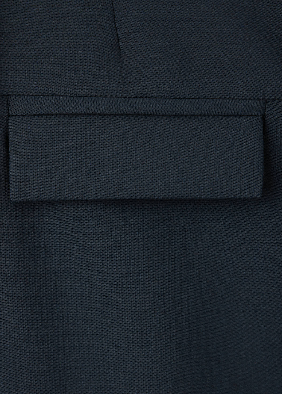 Straight jacket with flap pockets — Navy