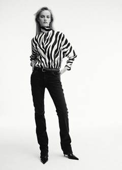 Straight high-neck blouse — Off White 2
