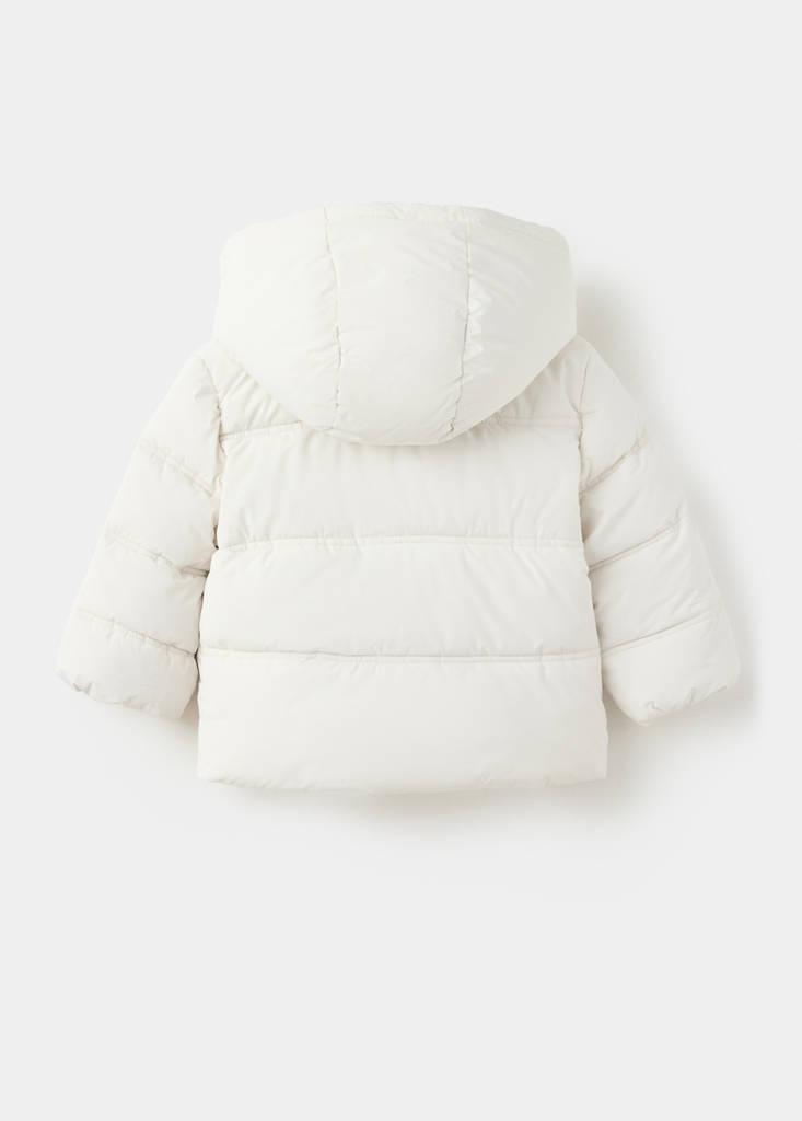 Hood puffer coat — Off White