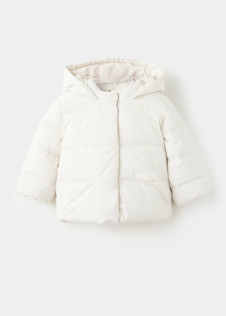 Hood puffer coat — Off White