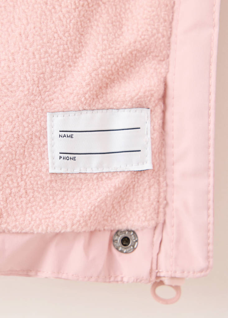 Hood puffer coat — Pink