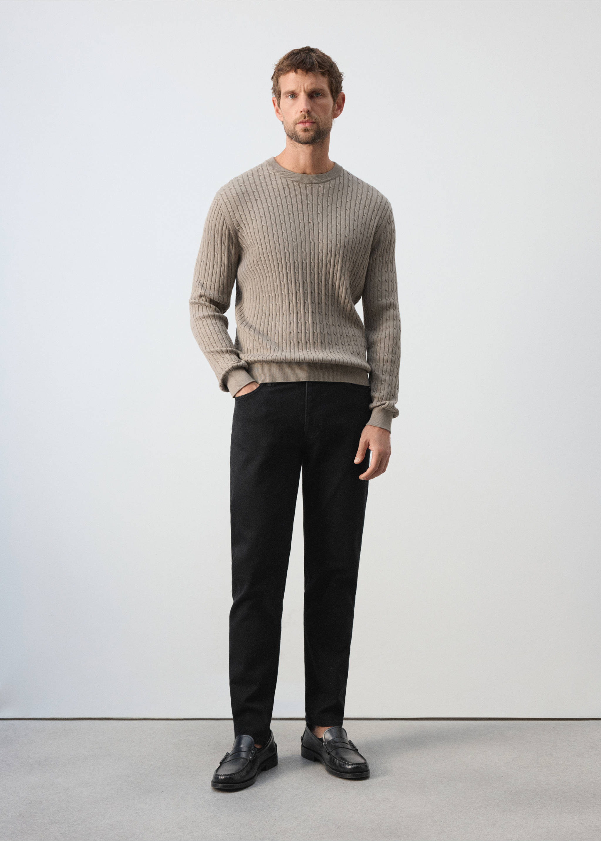 Slim fit Ultra Soft Touch Patrick jeans - General plane, Black denim. Ref: 37055975-00.