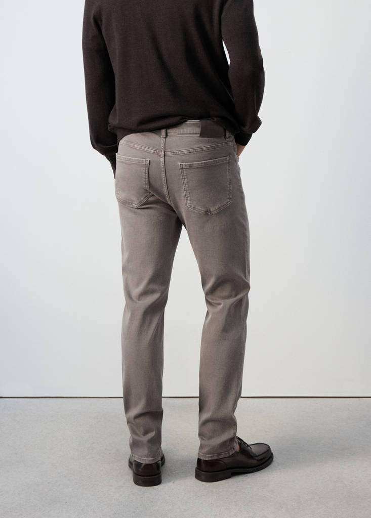 Slim fit Ultra Soft Touch Patrick jeans — Mink Grey