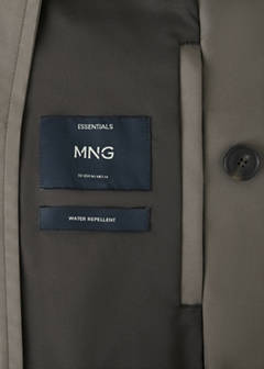 Water-repellent belted trench coat — Mink Grey 12