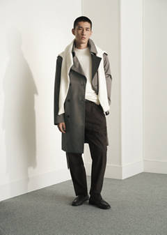 Water-repellent belted trench coat — Mink Grey 8