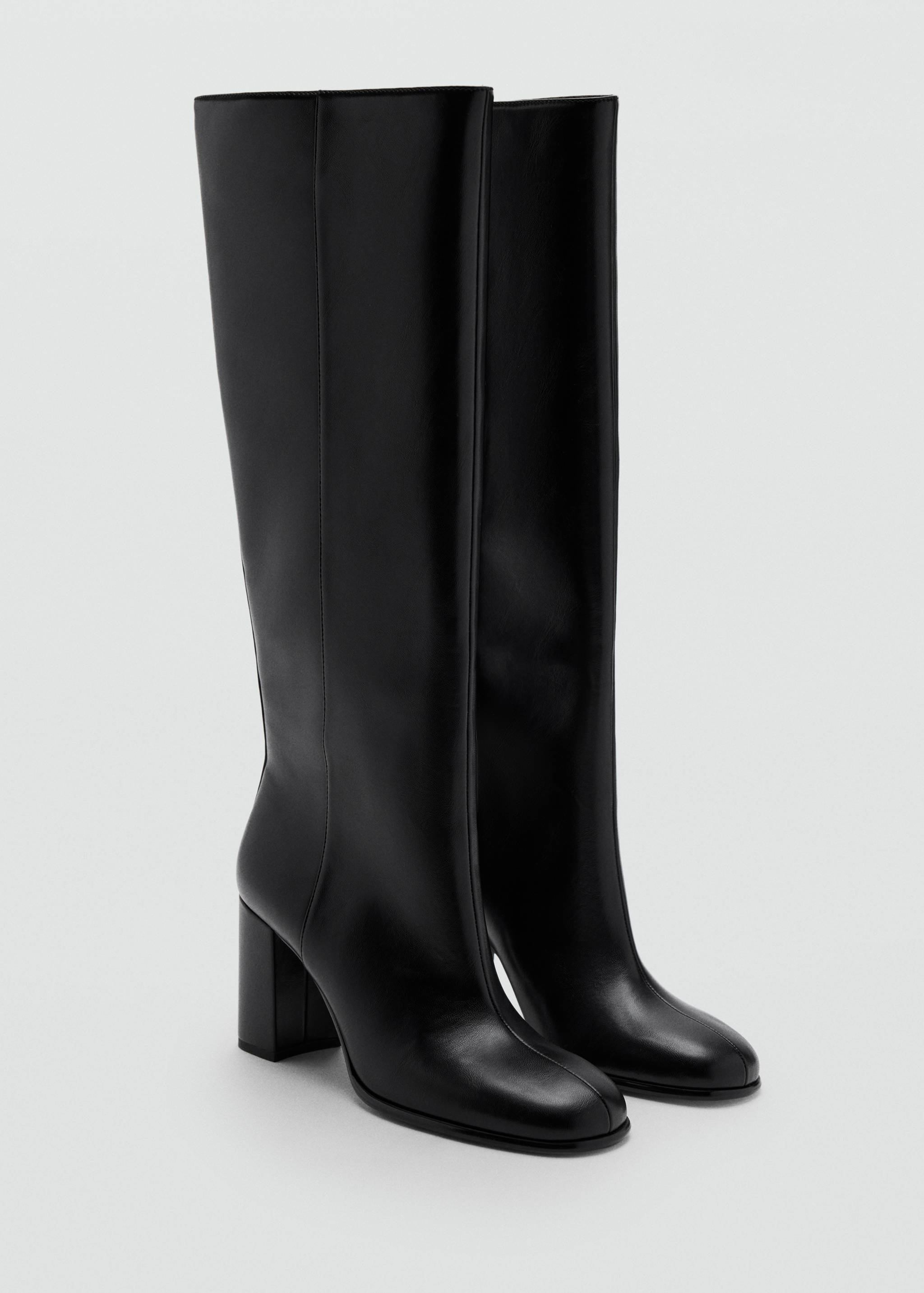 High block-heel boot - Medium plane