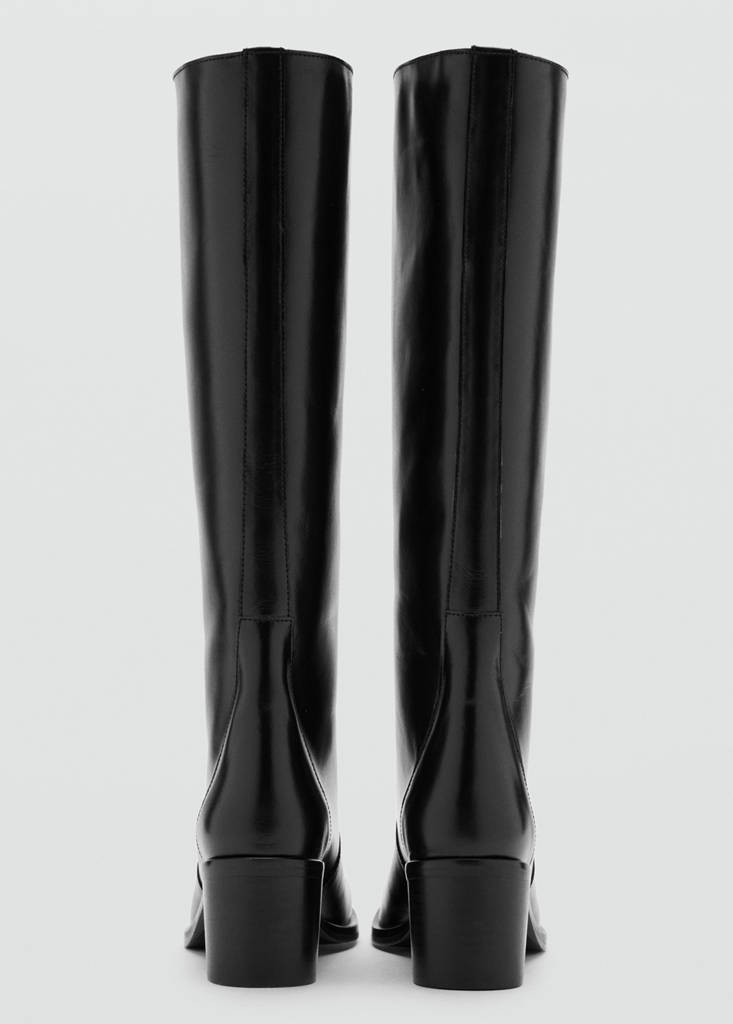 100% leather heeled boot - thumbnail 5