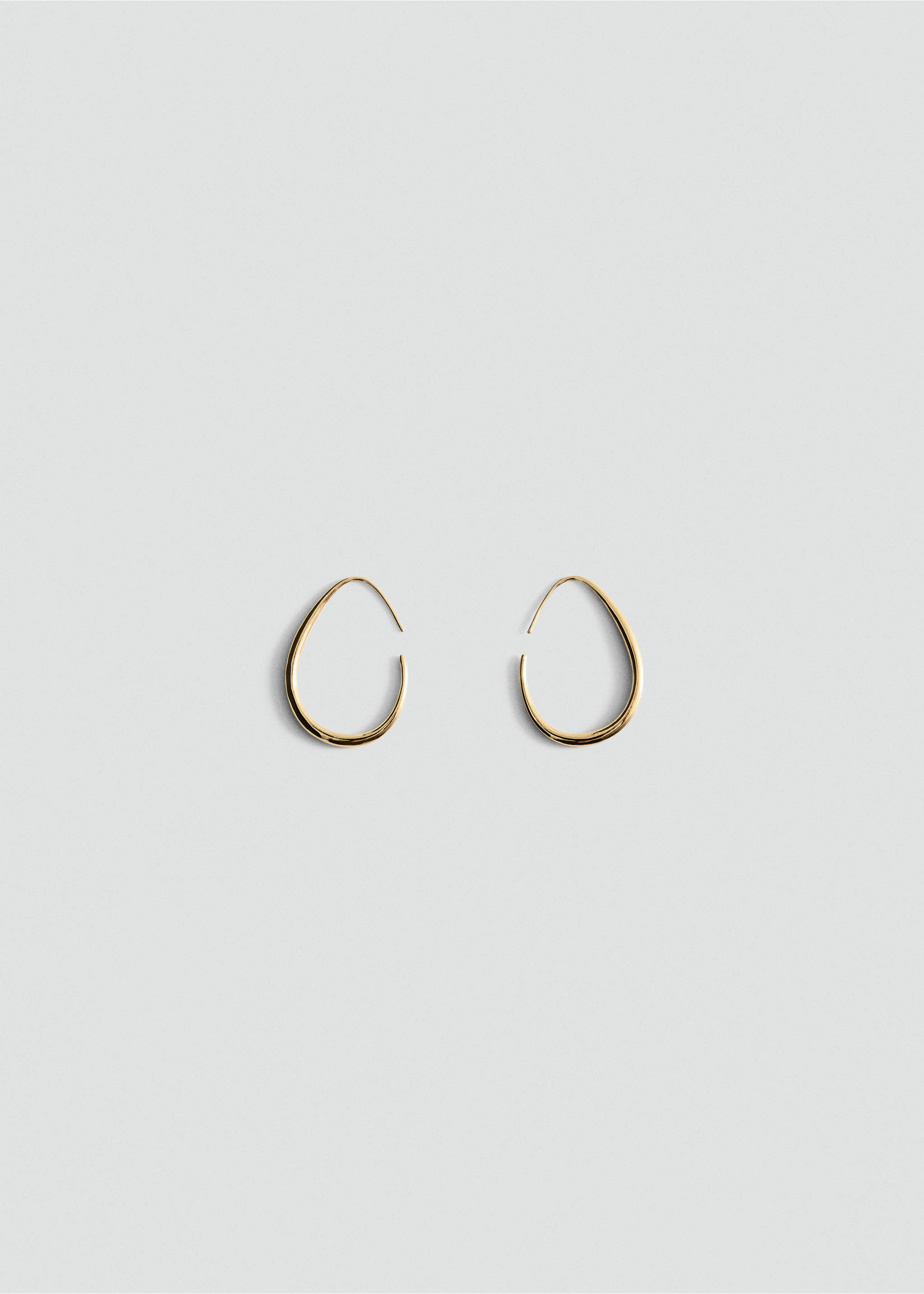 Hoop earrings - Article without model, Gold. Ref: 37055992-00.