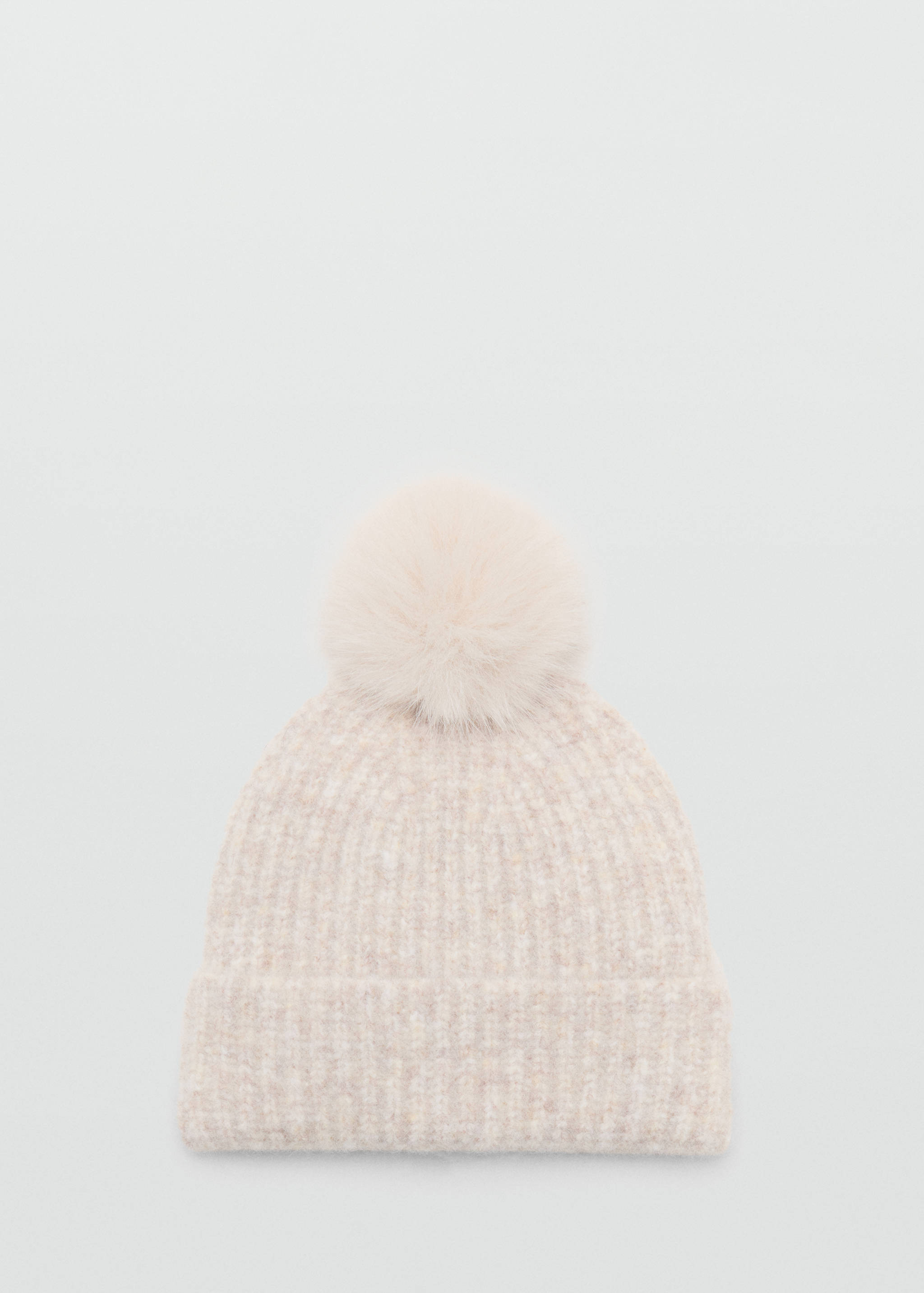 Pom pom cable-knit beanie - Article without model