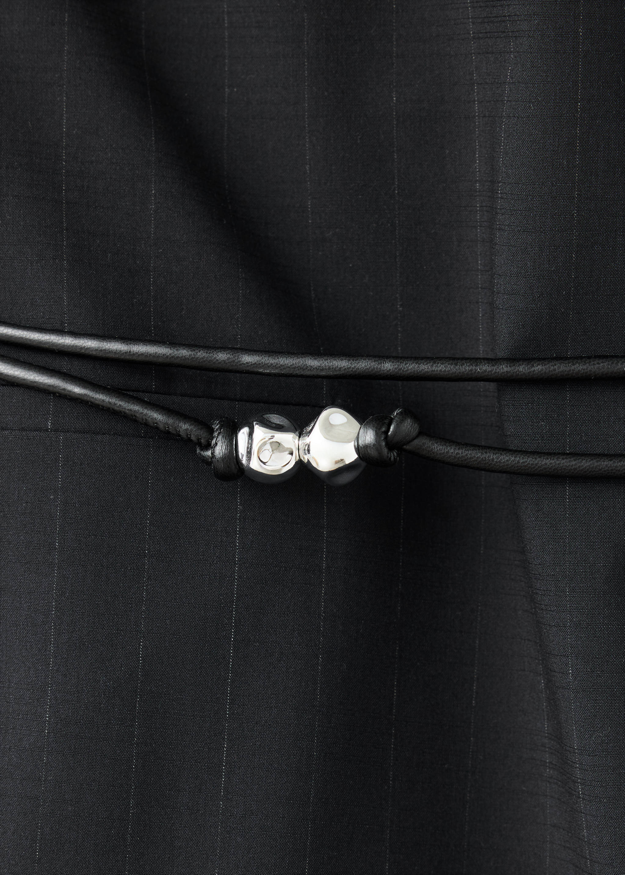 Combined jumpsuit with beaded belt - Details of the article 8