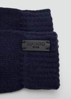Ribbed gloves — Navy 3