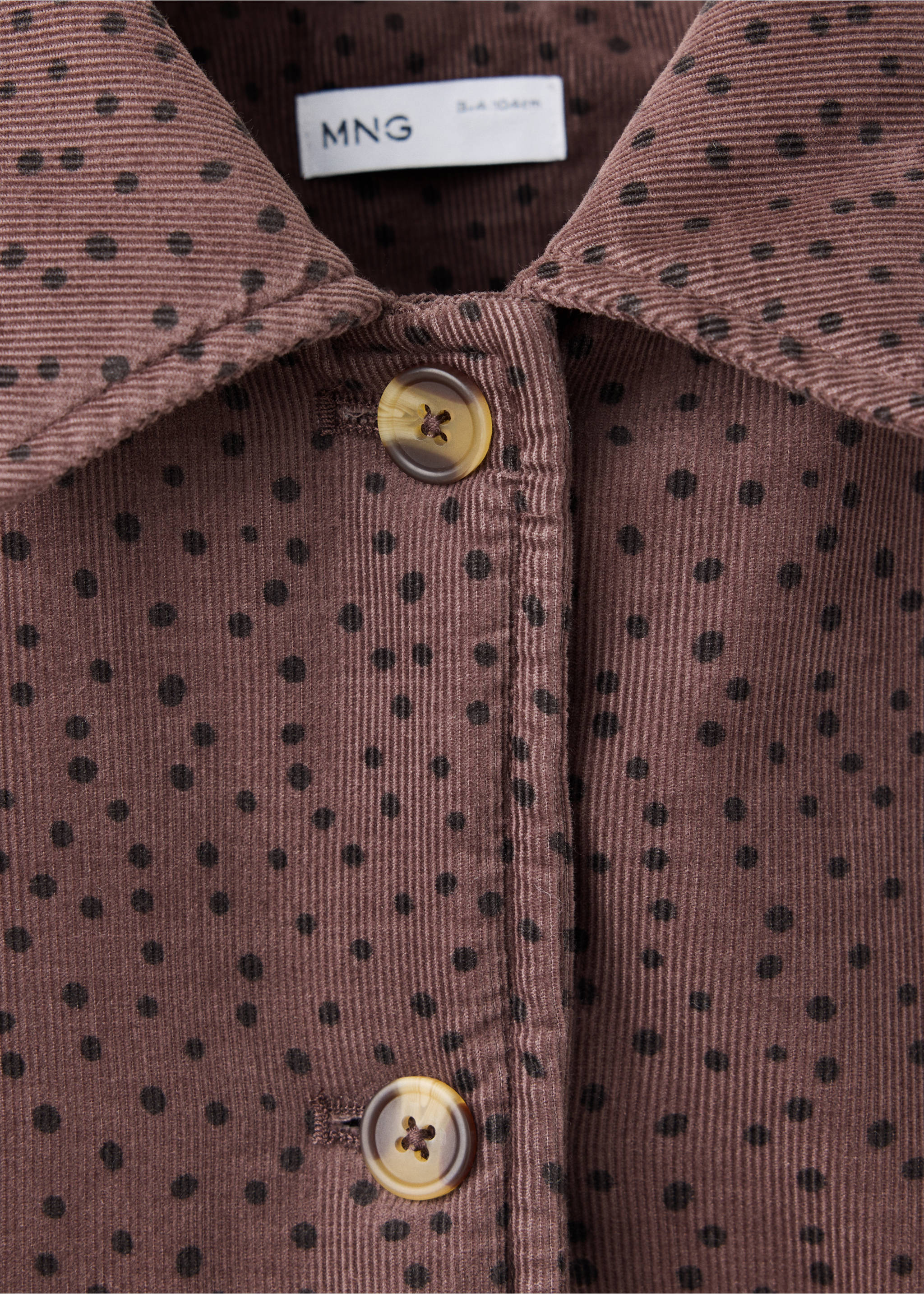 Jacket anyj - Details of the article 8, Chocolate. Ref: 37056001-00.