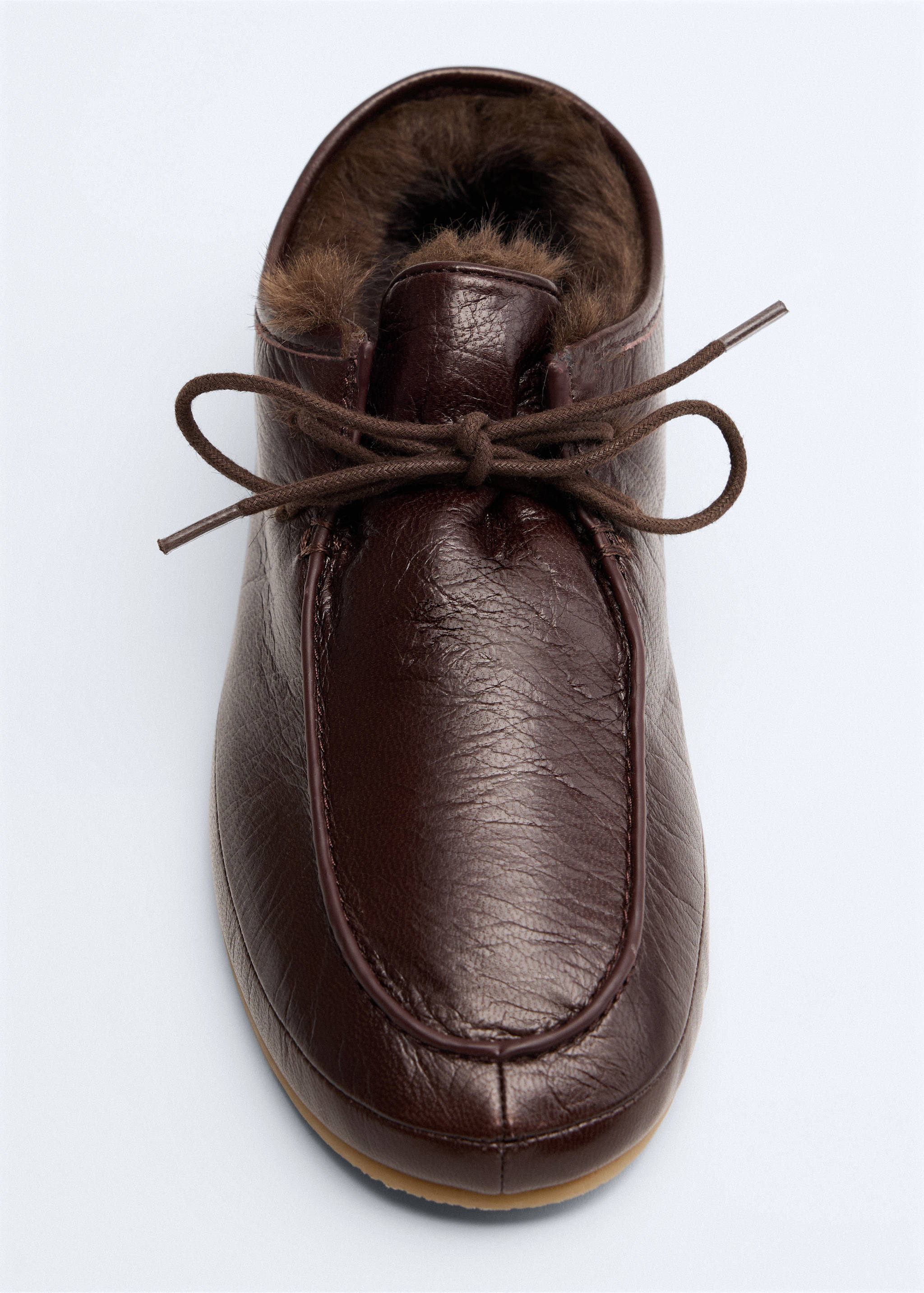 Leather moccasins with fur lining - Details of the article 2