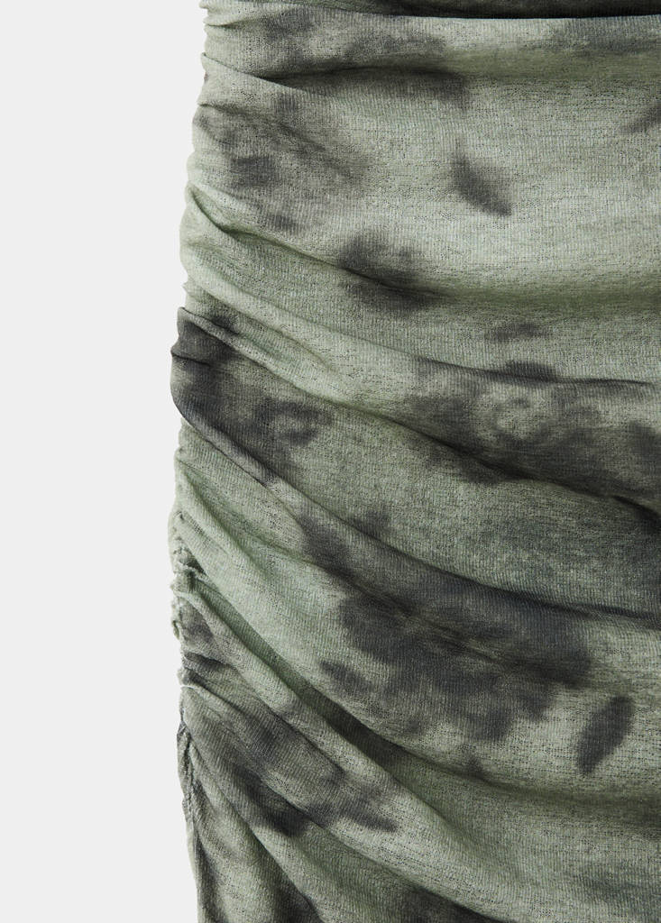 Asymmetric side ruched dress - thumbnail 7