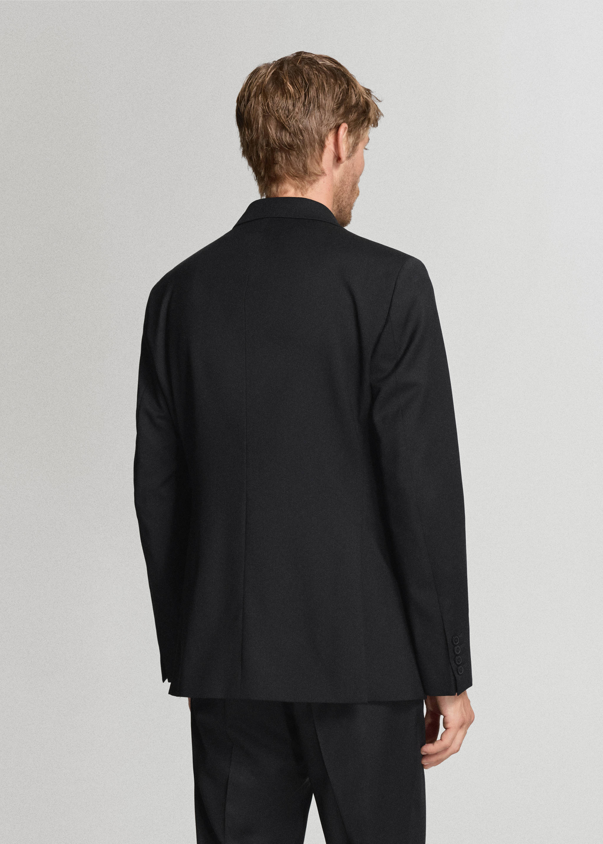 Veste costume Turin 100 % laine vierge - Verso de l’article