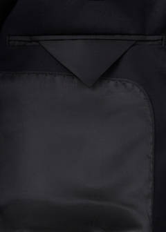 Turin suit jacket, 100% virgin wool, slim fit — Black 8