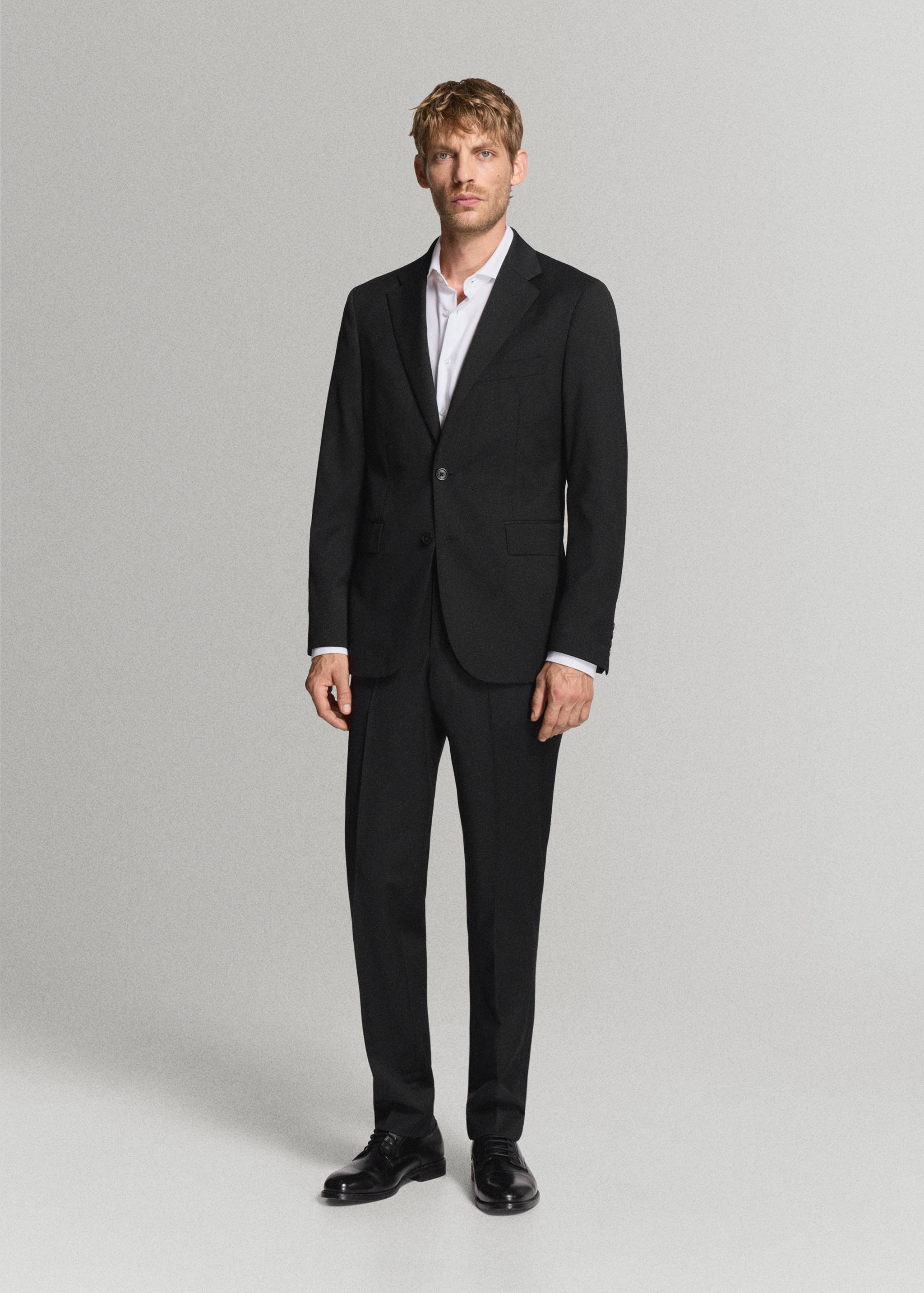 Turin 100% virgin wool suit jacket - General plane