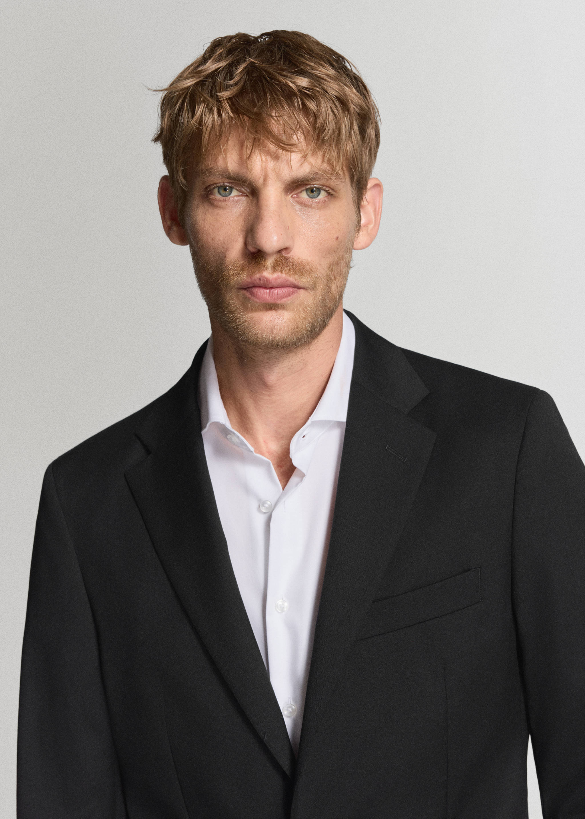 Turin 100% virgin wool suit jacket - Details of the article 1