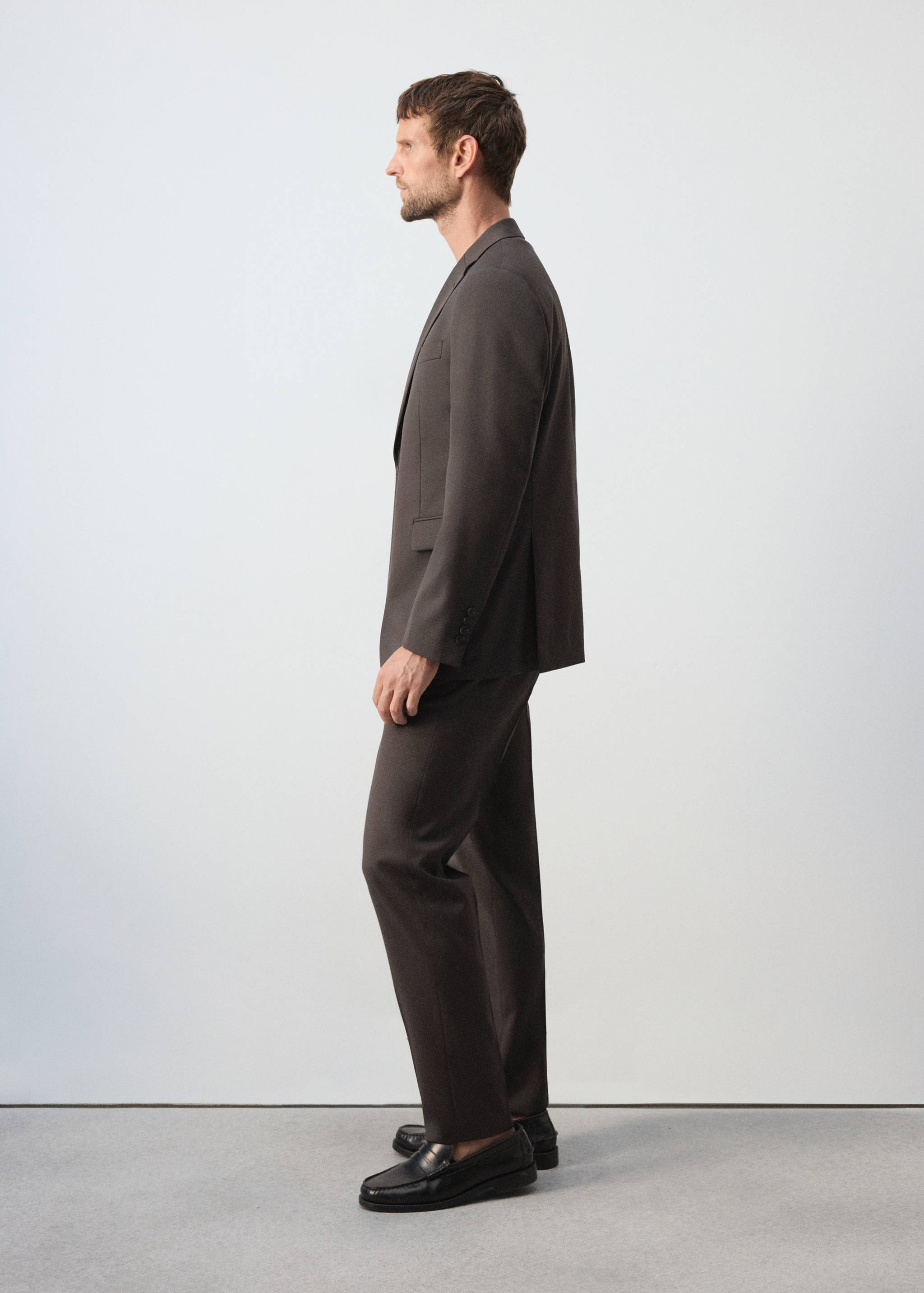 Turin 100% wool suit trousers - Details of the article 2